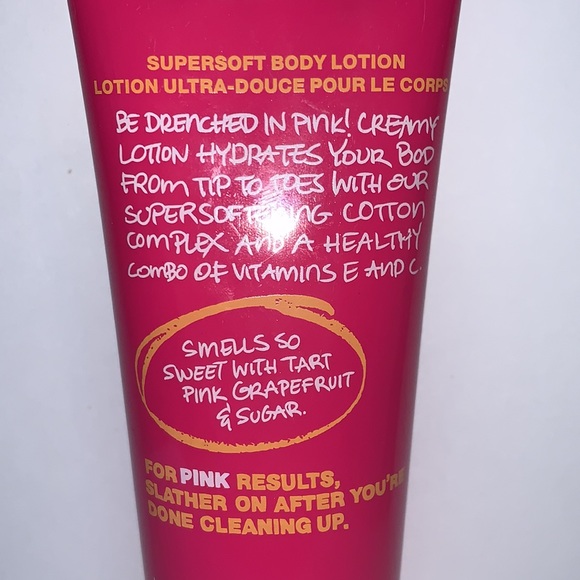 Drenched In Pink Sweet and Tart Body Lotion Pink Victorias Secret - Picture 3 of 7